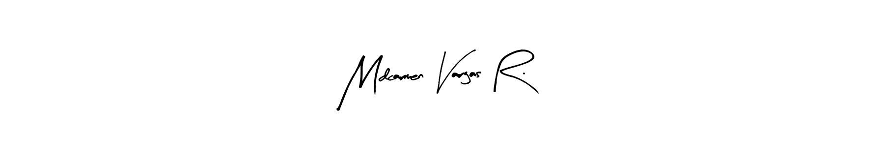 Also we have Mdcarmen Vargas R. name is the best signature style. Create professional handwritten signature collection using Arty Signature autograph style. Mdcarmen Vargas R. signature style 8 images and pictures png