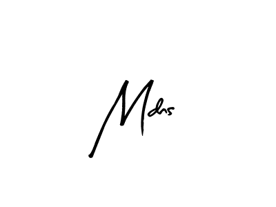Use a signature maker to create a handwritten signature online. With this signature software, you can design (Arty Signature) your own signature for name Mdns. Mdns signature style 8 images and pictures png