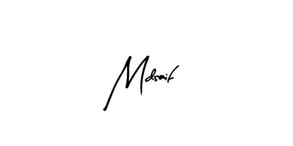 Similarly Arty Signature is the best handwritten signature design. Signature creator online .You can use it as an online autograph creator for name Mdsaif. Mdsaif signature style 8 images and pictures png