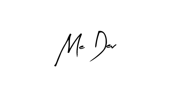 Me Dev stylish signature style. Best Handwritten Sign (Arty Signature) for my name. Handwritten Signature Collection Ideas for my name Me Dev. Me Dev signature style 8 images and pictures png