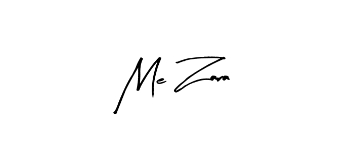 Me Zara stylish signature style. Best Handwritten Sign (Arty Signature) for my name. Handwritten Signature Collection Ideas for my name Me Zara. Me Zara signature style 8 images and pictures png