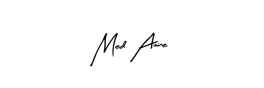 Also we have Med Amine name is the best signature style. Create professional handwritten signature collection using Arty Signature autograph style. Med Amine signature style 8 images and pictures png