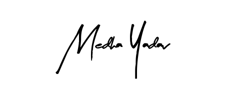 The Arty Signature lettering style adds unique flourish to name Medha Yadav. Stand out with a custom digital autograph made in seconds. Medha Yadav signature style 8 images and pictures png