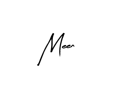 Make a beautiful signature design for name Meen. With this signature (Arty Signature) style, you can create a handwritten signature for free. Meen signature style 8 images and pictures png