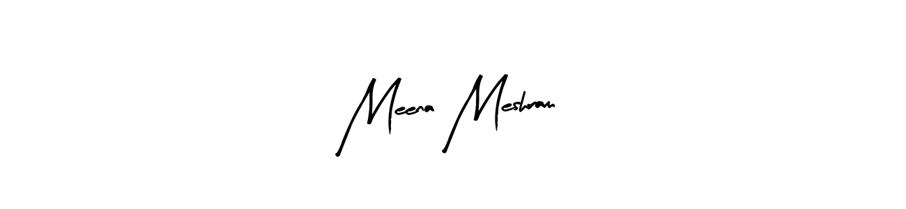 Design your own signature with our free online signature maker. With this signature software, you can create a handwritten (Arty Signature) signature for name Meena Meshram. Meena Meshram signature style 8 images and pictures png