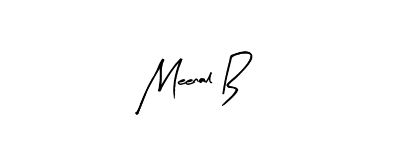 You can use this online signature creator to create a handwritten signature for the name Meenal B. This is the best online autograph maker. Meenal B signature style 8 images and pictures png