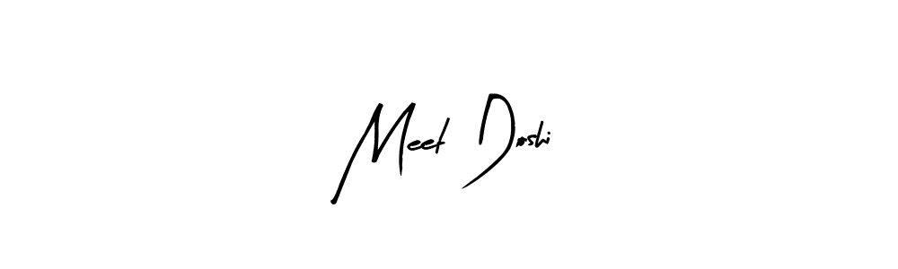 if you are searching for the best signature style for your name Meet Doshi. so please give up your signature search. here we have designed multiple signature styles  using Arty Signature. Meet Doshi signature style 8 images and pictures png