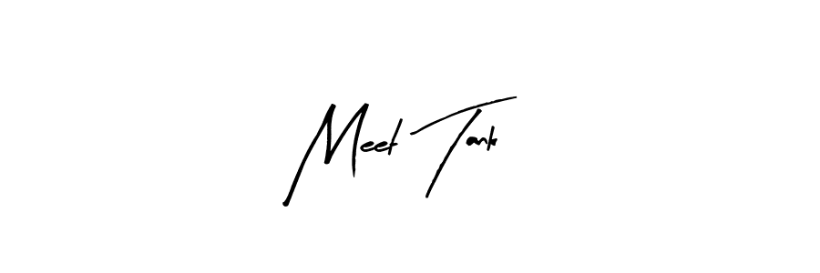 How to make Meet Tank name signature. Use Arty Signature style for creating short signs online. This is the latest handwritten sign. Meet Tank signature style 8 images and pictures png