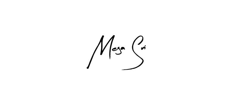 Create a beautiful signature design for name Mega Sri. With this signature (Arty Signature) fonts, you can make a handwritten signature for free. Mega Sri signature style 8 images and pictures png