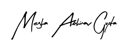 Give your name Megha Abhinav Gupta an exquisite flair with the Arty Signature script font. Ideal for contracts, resumes, and formal letterheads. Megha Abhinav Gupta signature style 8 images and pictures png