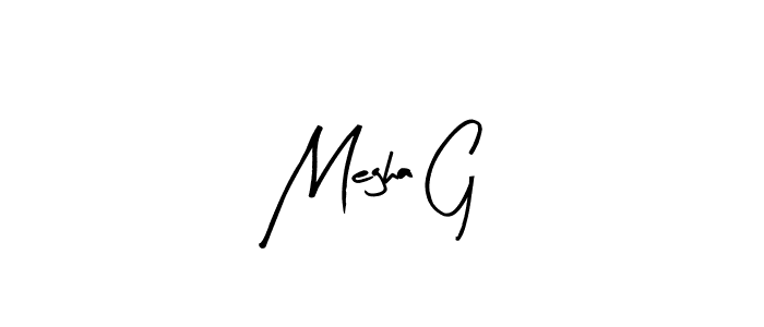 Make a beautiful signature design for name Megha G. Use this online signature maker to create a handwritten signature for free. Megha G signature style 8 images and pictures png