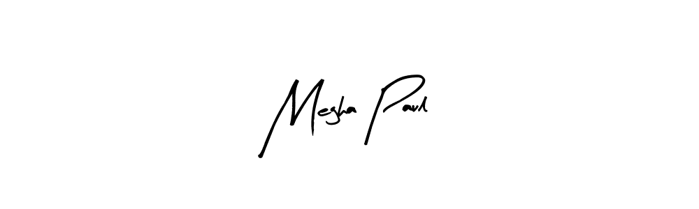 The best way (Arty Signature) to make a short signature is to pick only two or three words in your name. The name Megha Paul include a total of six letters. For converting this name. Megha Paul signature style 8 images and pictures png