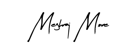 Upgrade your professional image with Meghraj More signature created with Arty Signature font. Fast, free, and watermark-free download. Meghraj More signature style 8 images and pictures png
