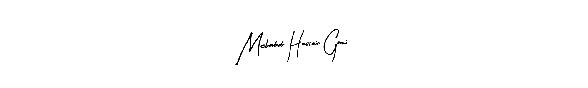 Make a beautiful signature design for name Mehabub Hassain Gazi. Use this online signature maker to create a handwritten signature for free. Mehabub Hassain Gazi signature style 8 images and pictures png
