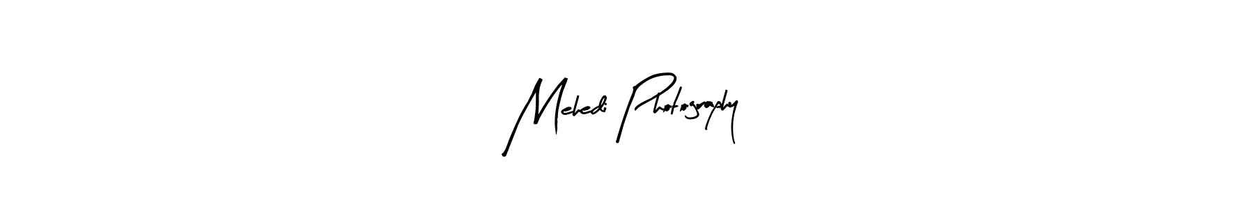 Design your own signature with our free online signature maker. With this signature software, you can create a handwritten (Arty Signature) signature for name Mehedi Photography. Mehedi Photography signature style 8 images and pictures png