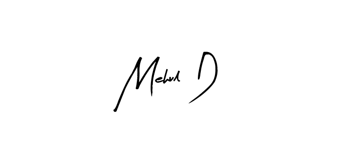 Also You can easily find your signature by using the search form. We will create Mehul D name handwritten signature images for you free of cost using Arty Signature sign style. Mehul D signature style 8 images and pictures png