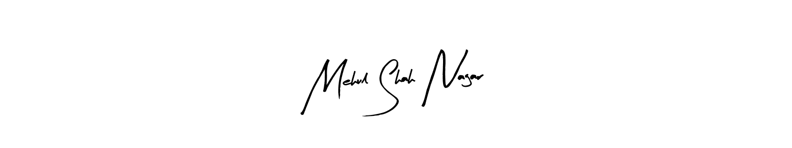 Use a signature maker to create a handwritten signature online. With this signature software, you can design (Arty Signature) your own signature for name Mehul Shah Nagar. Mehul Shah Nagar signature style 8 images and pictures png