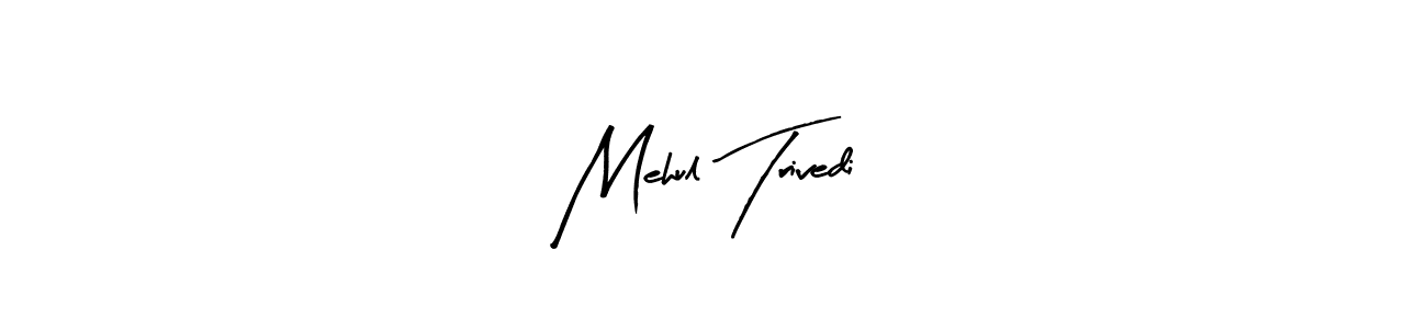 How to make Mehul Trivedi signature? Arty Signature is a professional autograph style. Create handwritten signature for Mehul Trivedi name. Mehul Trivedi signature style 8 images and pictures png