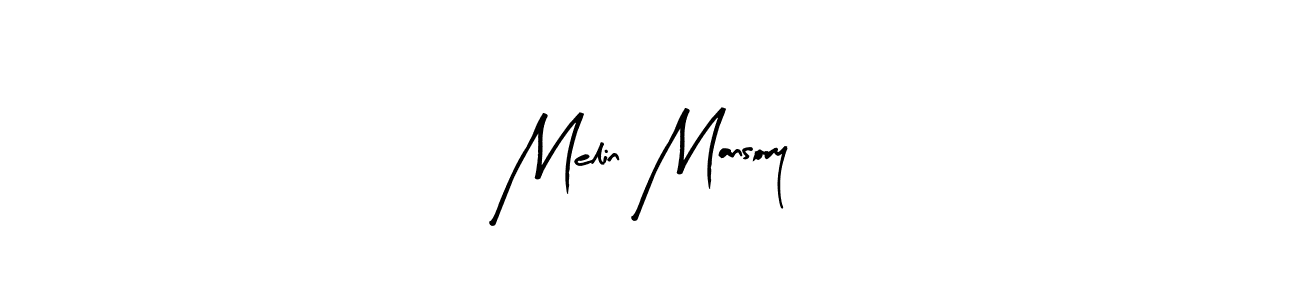 Arty Signature is a professional signature style that is perfect for those who want to add a touch of class to their signature. It is also a great choice for those who want to make their signature more unique. Get Melin Mansory name to fancy signature for free. Melin Mansory signature style 8 images and pictures png