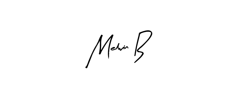 Make a beautiful signature design for name Melvin B. Use this online signature maker to create a handwritten signature for free. Melvin B signature style 8 images and pictures png