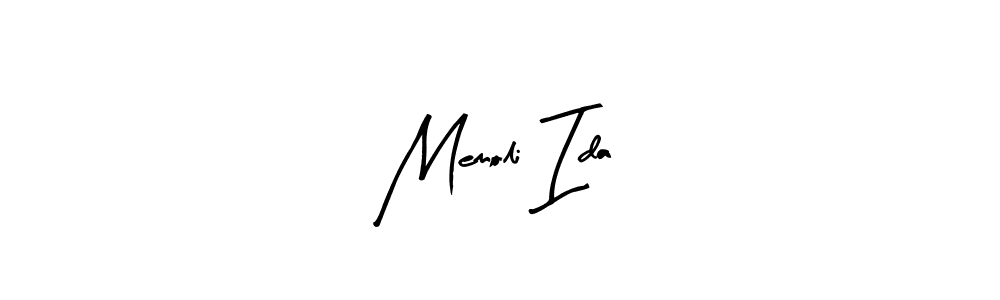 Also we have Memoli Ida name is the best signature style. Create professional handwritten signature collection using Arty Signature autograph style. Memoli Ida signature style 8 images and pictures png