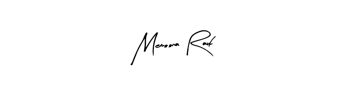 How to Draw Memoona Rauf signature style? Arty Signature is a latest design signature styles for name Memoona Rauf. Memoona Rauf signature style 8 images and pictures png