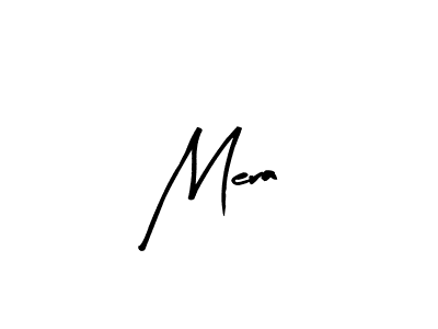 Use a signature maker to create a handwritten signature online. With this signature software, you can design (Arty Signature) your own signature for name Mera. Mera signature style 8 images and pictures png