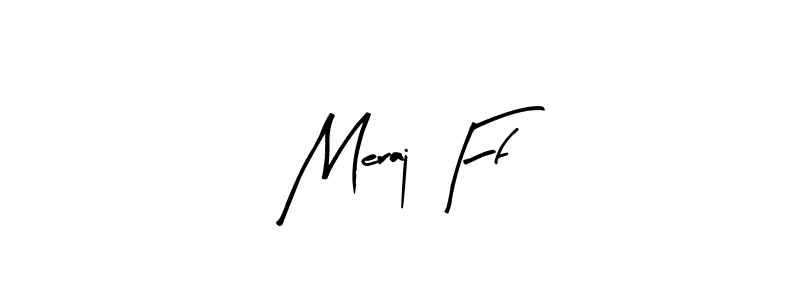 The best way (Arty Signature) to make a short signature is to pick only two or three words in your name. The name Meraj Ff include a total of six letters. For converting this name. Meraj Ff signature style 8 images and pictures png