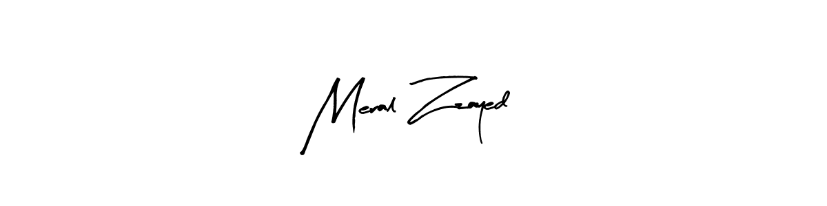 The best way (Arty Signature) to make a short signature is to pick only two or three words in your name. The name Meral Zzayed include a total of six letters. For converting this name. Meral Zzayed signature style 8 images and pictures png