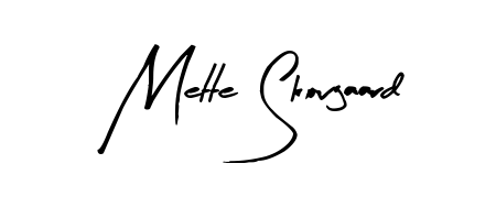 The Arty Signature typeface gives name Mette Skovgaard a refined look. Suitable for certificates, diplomas, and official verification. Mette Skovgaard signature style 8 images and pictures png