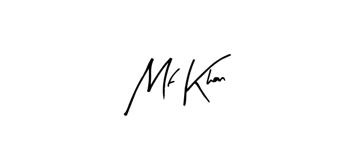 Also we have Mf Khan name is the best signature style. Create professional handwritten signature collection using Arty Signature autograph style. Mf Khan signature style 8 images and pictures png