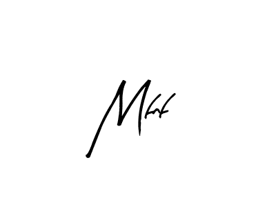 Design your own signature with our free online signature maker. With this signature software, you can create a handwritten (Arty Signature) signature for name Mfnf. Mfnf signature style 8 images and pictures png