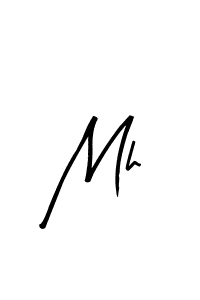 Use a signature maker to create a handwritten signature online. With this signature software, you can design (Arty Signature) your own signature for name Mh. Mh signature style 8 images and pictures png