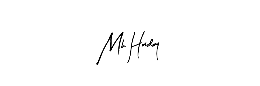 It looks lik you need a new signature style for name Mh Hridoy. Design unique handwritten (Arty Signature) signature with our free signature maker in just a few clicks. Mh Hridoy signature style 8 images and pictures png
