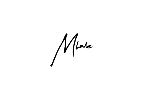 Design your own signature with our free online signature maker. With this signature software, you can create a handwritten (Arty Signature) signature for name Mhale. Mhale signature style 8 images and pictures png