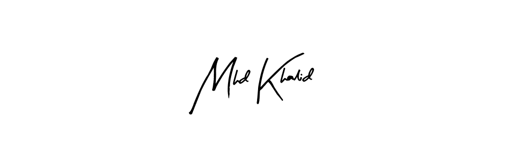 Also You can easily find your signature by using the search form. We will create Mhd Khalid name handwritten signature images for you free of cost using Arty Signature sign style. Mhd Khalid signature style 8 images and pictures png