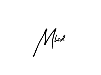 Make a beautiful signature design for name Mhsd. Use this online signature maker to create a handwritten signature for free. Mhsd signature style 8 images and pictures png