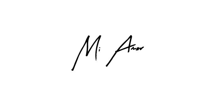 Similarly Arty Signature is the best handwritten signature design. Signature creator online .You can use it as an online autograph creator for name Mi Amor. Mi Amor signature style 8 images and pictures png