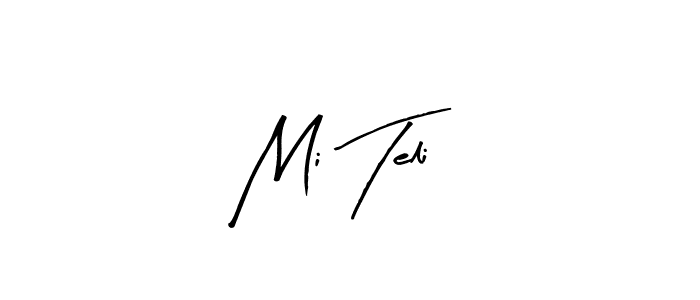 Similarly Arty Signature is the best handwritten signature design. Signature creator online .You can use it as an online autograph creator for name Mi Teli. Mi Teli signature style 8 images and pictures png