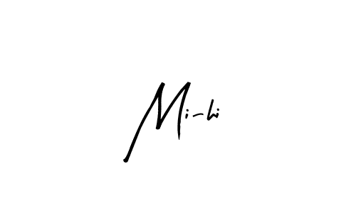 Use a signature maker to create a handwritten signature online. With this signature software, you can design (Arty Signature) your own signature for name Mi-hi. Mi-hi signature style 8 images and pictures png