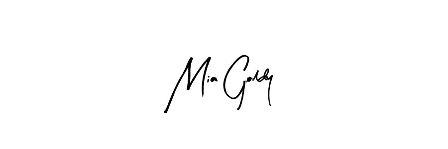 Design your own signature with our free online signature maker. With this signature software, you can create a handwritten (Arty Signature) signature for name Mia Goldy. Mia Goldy signature style 8 images and pictures png