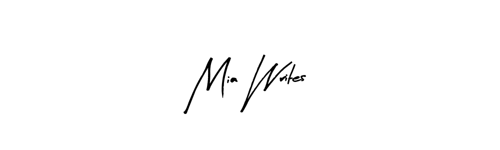 How to make Mia Writes name signature. Use Arty Signature style for creating short signs online. This is the latest handwritten sign. Mia Writes signature style 8 images and pictures png