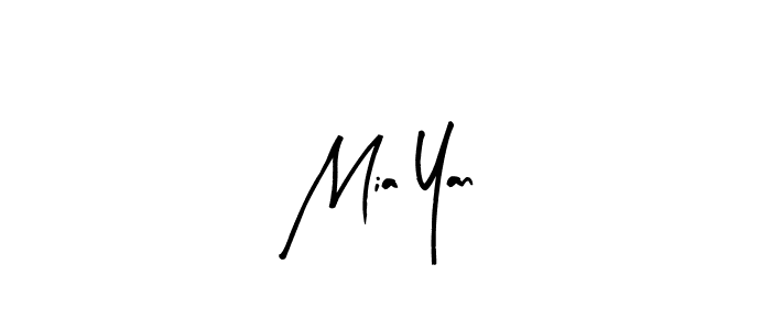 How to make Mia Yan signature? Arty Signature is a professional autograph style. Create handwritten signature for Mia Yan name. Mia Yan signature style 8 images and pictures png