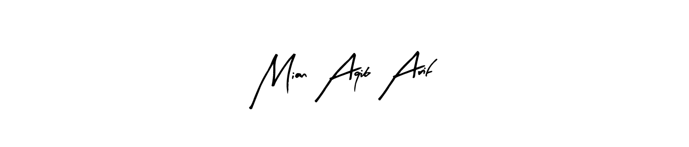 Also we have Mian Aqib Arif name is the best signature style. Create professional handwritten signature collection using Arty Signature autograph style. Mian Aqib Arif signature style 8 images and pictures png