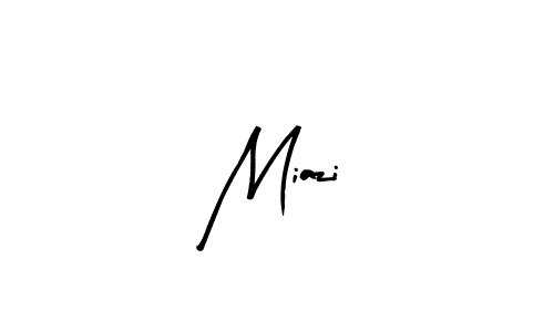 Design your own signature with our free online signature maker. With this signature software, you can create a handwritten (Arty Signature) signature for name Miazi. Miazi signature style 8 images and pictures png