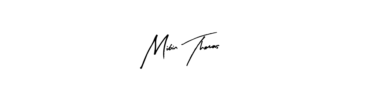 Best and Professional Signature Style for Mibin Thomas. Arty Signature Best Signature Style Collection. Mibin Thomas signature style 8 images and pictures png