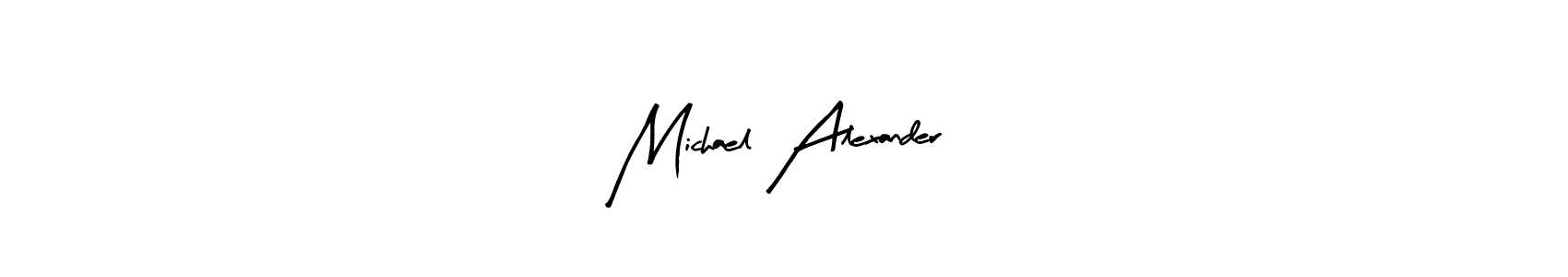 if you are searching for the best signature style for your name Michael Alexander. so please give up your signature search. here we have designed multiple signature styles  using Arty Signature. Michael Alexander signature style 8 images and pictures png