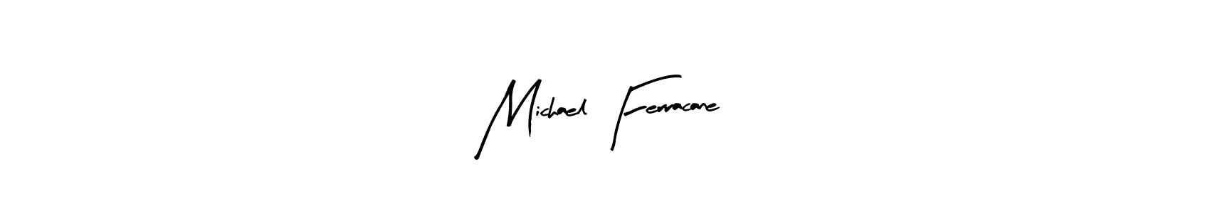 Use a signature maker to create a handwritten signature online. With this signature software, you can design (Arty Signature) your own signature for name Michael Ferracane. Michael Ferracane signature style 8 images and pictures png