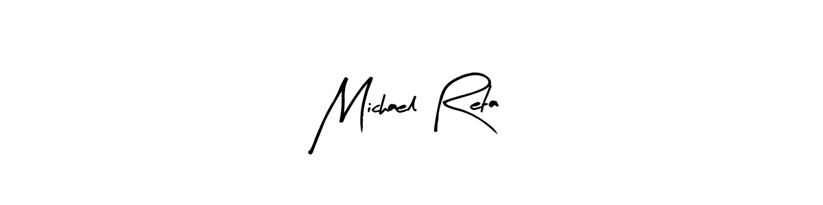 Once you've used our free online signature maker to create your best signature Arty Signature style, it's time to enjoy all of the benefits that Michael Reta name signing documents. Michael Reta signature style 8 images and pictures png