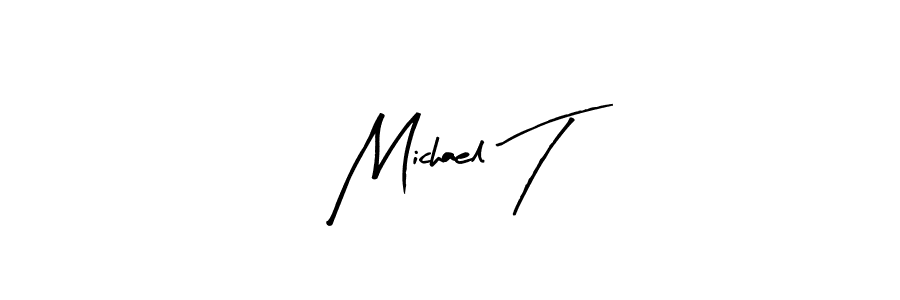 You should practise on your own different ways (Arty Signature) to write your name (Michael T) in signature. don't let someone else do it for you. Michael T signature style 8 images and pictures png